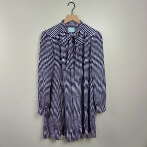 CeCe by Cynthia Steffe Aleah Tie Neck Shift Dress